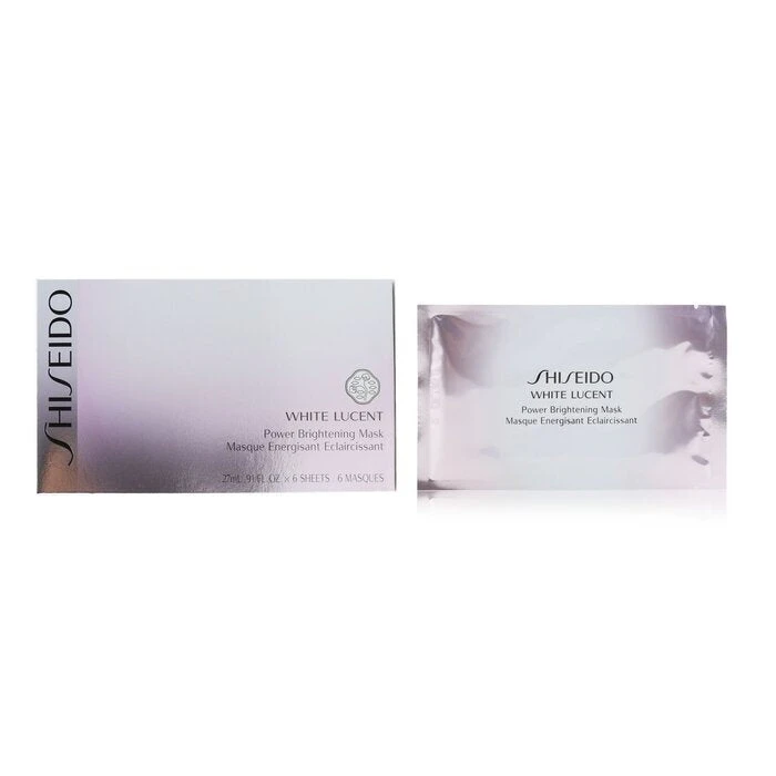 Shiseido White Lucent Power Brightening Mask 6 Sheets 3 Shiseido White Lucent Power Brightening Mask 6 Sheets - Image 3