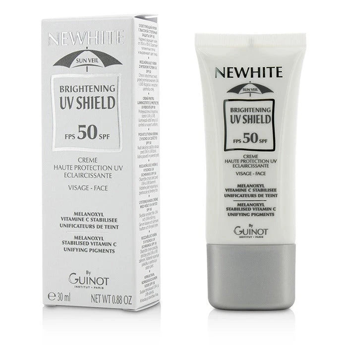 Guinot Newhite Brightening UV Shield SPF50 30ml/0.88oz 1 Guinot Newhite Brightening UV Shield SPF50 30ml/0.88oz