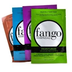 Borghese Fango Essenziali Treatment Sheet Mask Box Set (1x Moisturize Mask, 1x Purify Mask, 1x Calm Mask, 1x Energize Mask) 4x25ml/0.83oz
