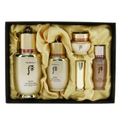 Whoo (The History Of Whoo) Bichup Special Set: Bichup Self-Generating Anti-Aging Essence (50ml+20ml) + Ja Yoon Cream 8ml + First Care Moisture Anti-Aging Essence 15ml + Glow Lip Balm SPF 10 5pcs