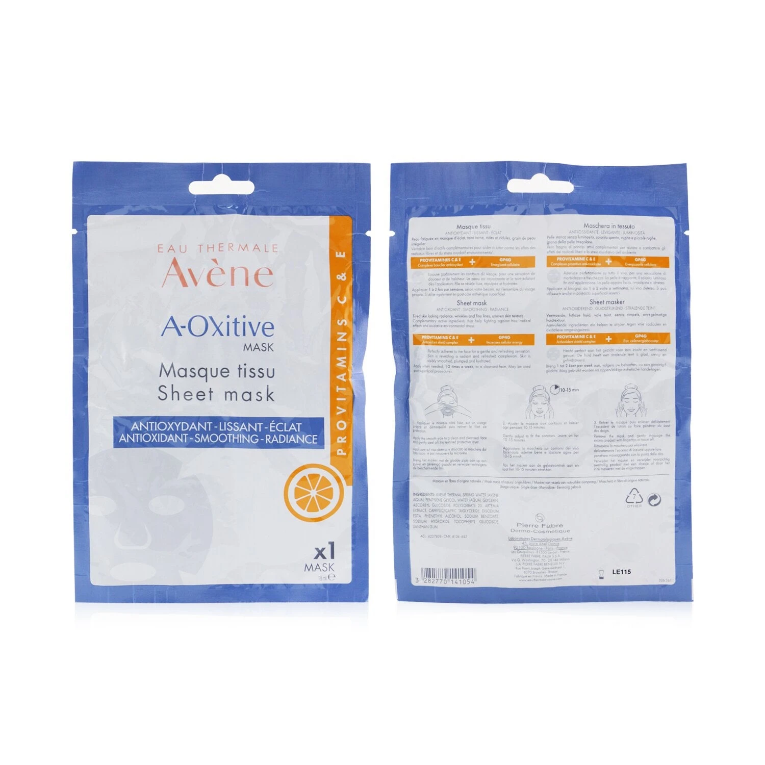 Avène Avene A-OXitive Antioxidant Sheet Mask 1pc 2 Avène Avene A-OXitive Antioxidant Sheet Mask 1pc - Image 2