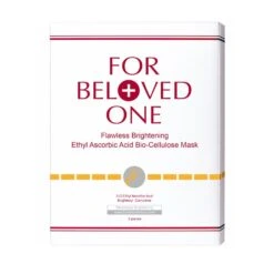 For Beloved One Flawless Brightening - Ethyl Ascorbic Acid Bio-Cellulose Mask 3sheets