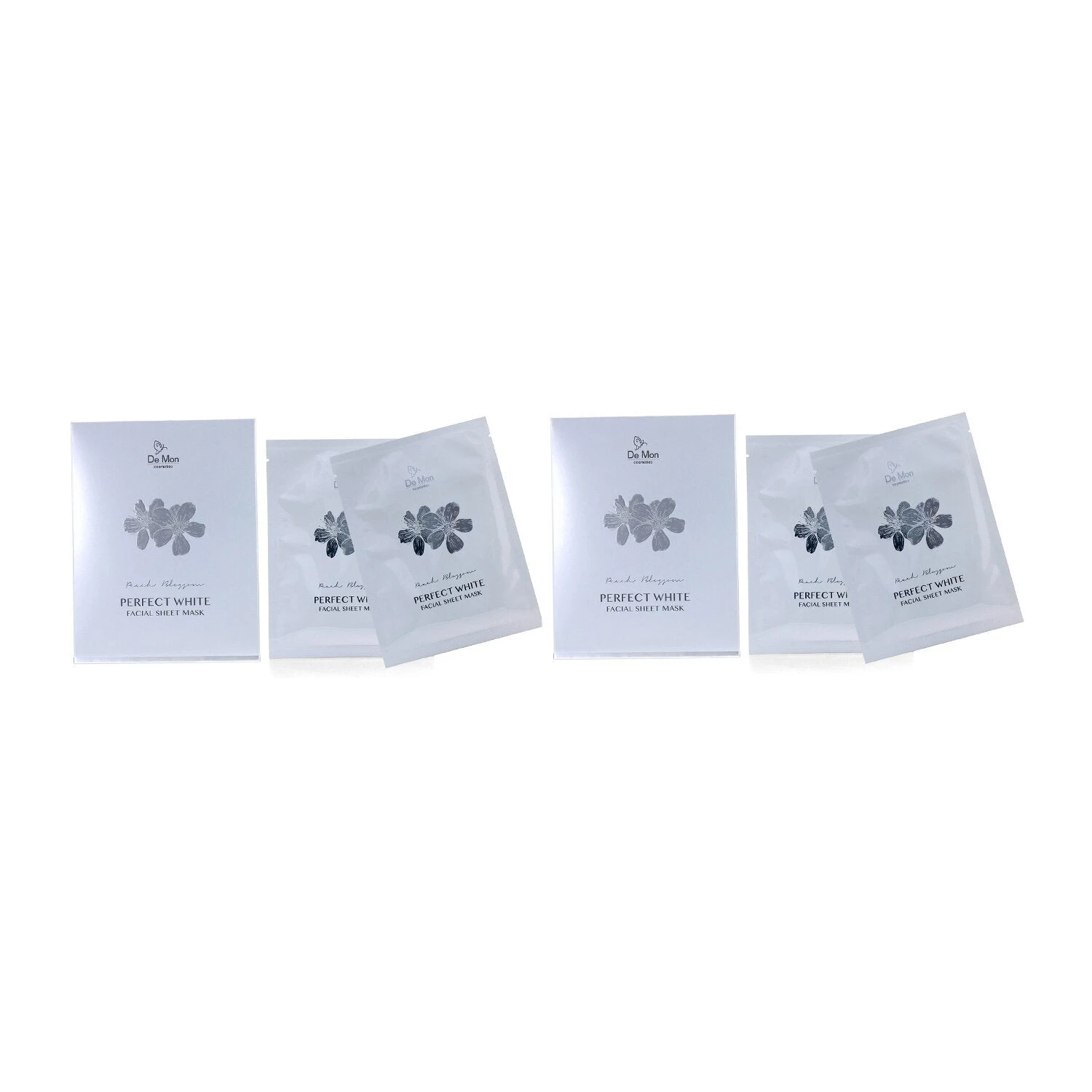 DeMon Perfect White Facial Sheet Mask Duo Pack 2x3x25ml/0.8oz 2 DeMon Perfect White Facial Sheet Mask Duo Pack 2x3x25ml/0.8oz - Image 2