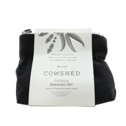 Cowshed Relax Calming Essentials Set: Natural Lip Balm 5ml+ Bath & Shower Gel 100ml+ Body Lotion 100ml+ Bag 3pcs+1bag -Shisei Treatment Shop 27347019114 2