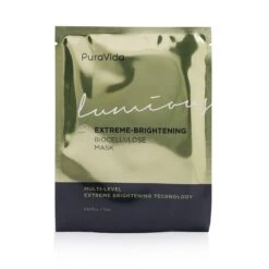 KISS ME PuraVida Luminous Extreme Brightening Biocellulose Mask 4sheets