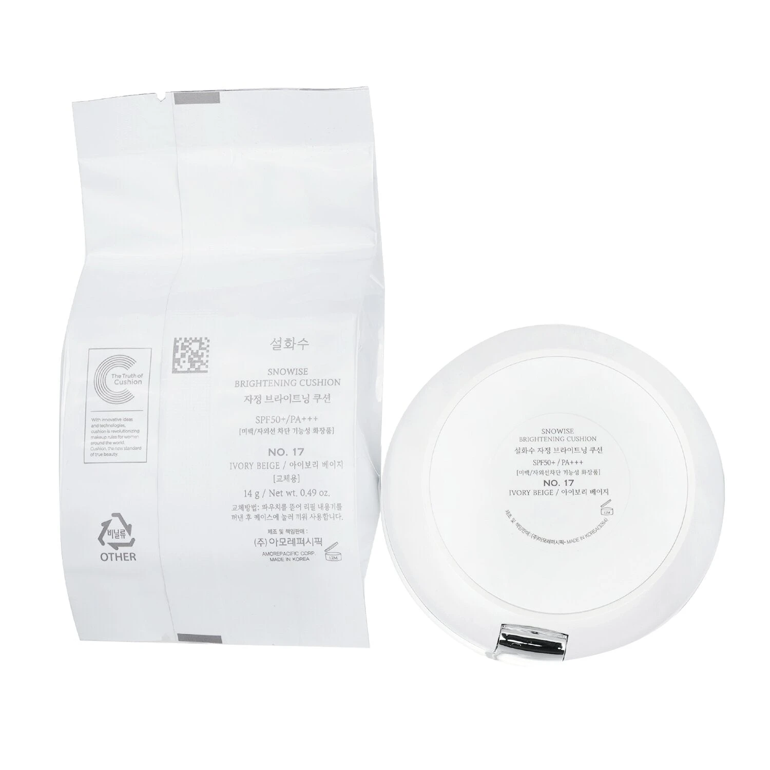 Sulwhasoo Snowise Brightening Cushion SPF50 With Extra Refill - # No.17 Ivory Beige 2x14g/0.98oz 3 Sulwhasoo Snowise Brightening Cushion SPF50 With Extra Refill - # No.17 Ivory Beige 2x14g/0.98oz - Image 3