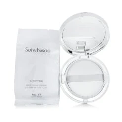 Sulwhasoo Snowise Brightening Cushion SPF50 With Extra Refill - # No.17 Ivory Beige 2x14g/0.98oz