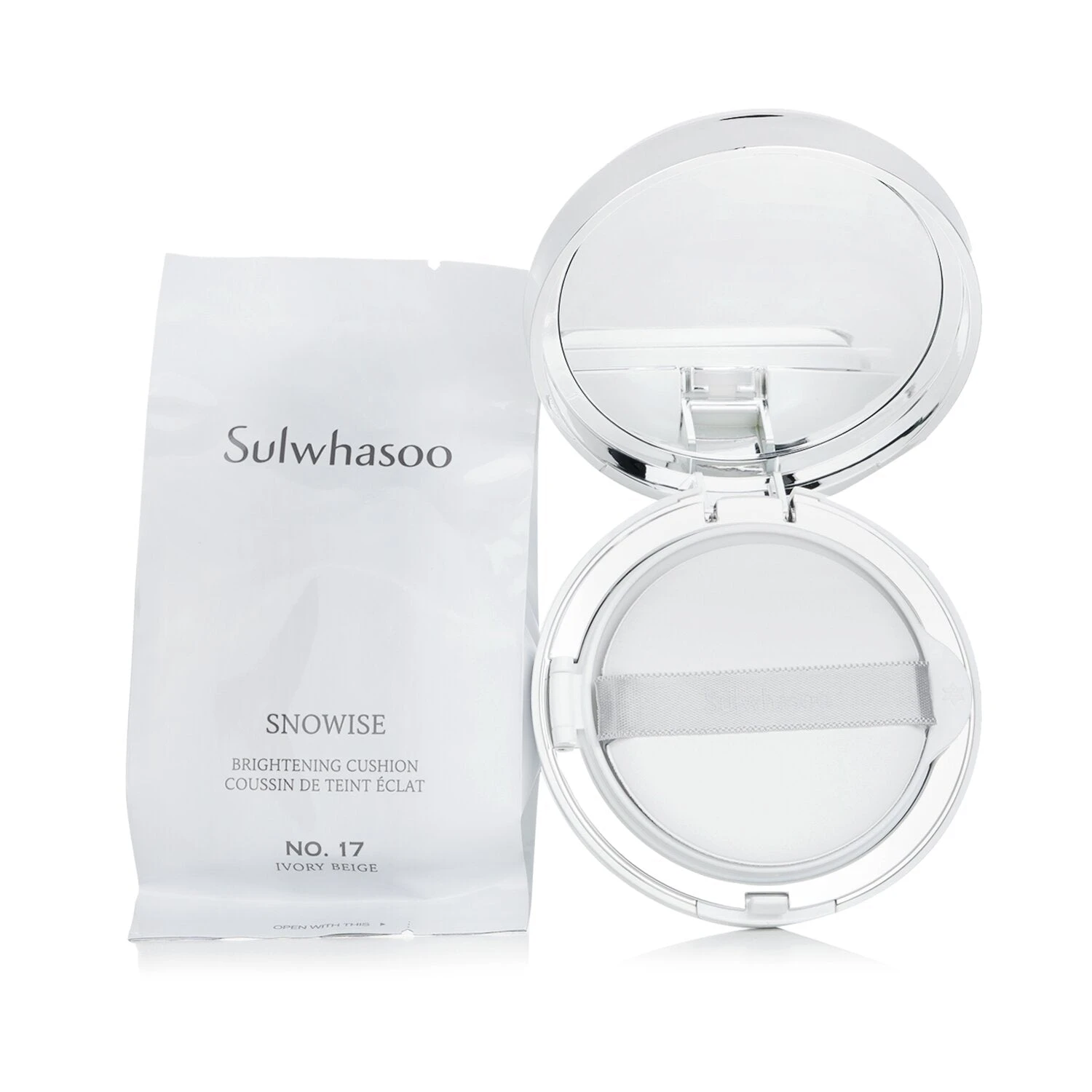 Sulwhasoo Snowise Brightening Cushion SPF50 With Extra Refill - # No.17 Ivory Beige 2x14g/0.98oz 1 Sulwhasoo Snowise Brightening Cushion SPF50 With Extra Refill - # No.17 Ivory Beige 2x14g/0.98oz