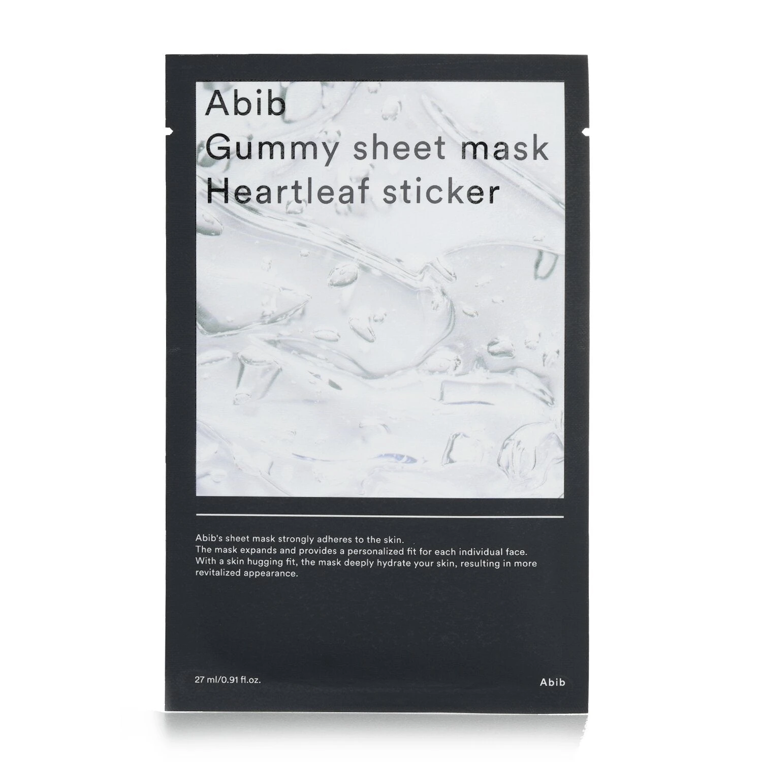 Abib Gummy Sheet Mask - Heartleaf Sticker 27mlx10pcs 1 Abib Gummy Sheet Mask - Heartleaf Sticker 27mlx10pcs