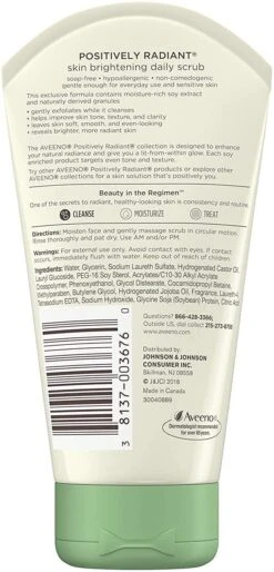 Aveeno Skin Brightening Daily Scrub 140g -Shisei Treatment Shop 710E W5It8L. AC SL1500
