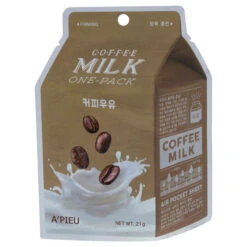 Apieu Coffee Milk Sheet Mask By Apieu For Unisex - 0.74 Oz Mask