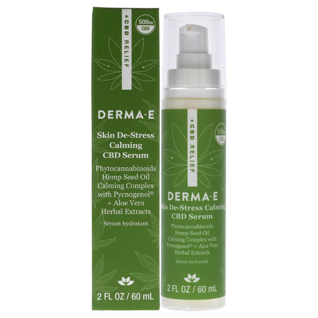 Derma E Skin De-Stress Calming CBD Serum By Derma-E For Unisex - 2 Oz Serum 1 Derma E Skin De-Stress Calming CBD Serum By Derma-E For Unisex - 2 Oz Serum