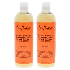 Shea Moisture Coconut & Hibiscus Shea Butter Wash Brightening & Toning - Pack Of 2 By Shea Moisture For Unisex - 13 Oz Body Wash