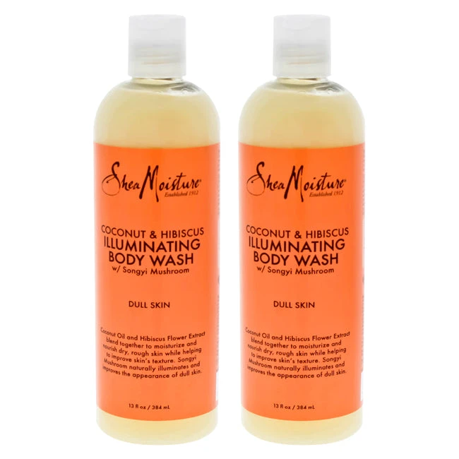 Shea Moisture Coconut & Hibiscus Shea Butter Wash Brightening & Toning - Pack Of 2 By Shea Moisture For Unisex - 13 Oz Body Wash 1 Shea Moisture Coconut & Hibiscus Shea Butter Wash Brightening & Toning - Pack Of 2 By Shea Moisture For Unisex - 13 Oz Body Wash