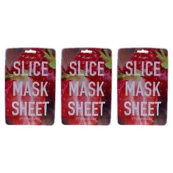 Kocostar Slice Sheet Mask - Strawberry By Kocostar For Unisex - 1 Pc Mask - Pack Of 6