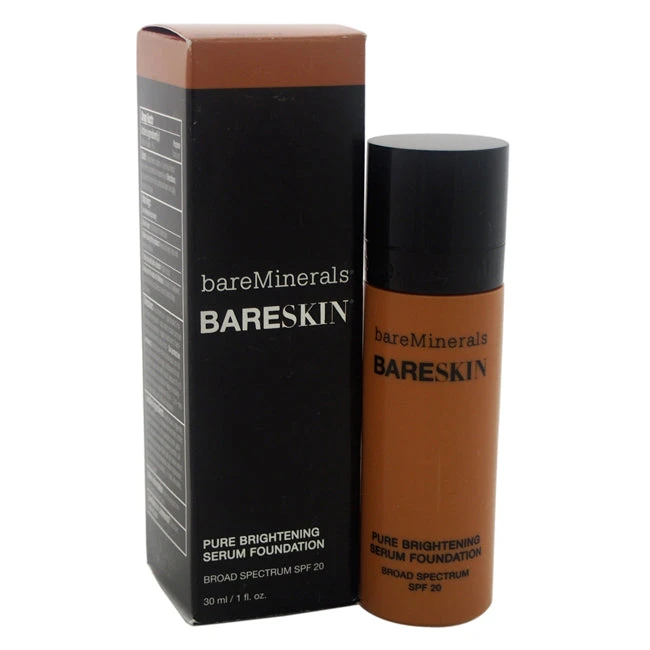 BareMinerals BareSkin Pure Brightening Serum Foundation SPF20 All Skin Types - Bare Walnut 18 By BareMinerals For Women - 1 Oz Foundation 1 BareMinerals BareSkin Pure Brightening Serum Foundation SPF20 All Skin Types - Bare Walnut 18 By BareMinerals For Women - 1 Oz Foundation